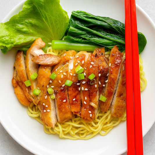 Menü 26 - Teriyaki mit Nudeln